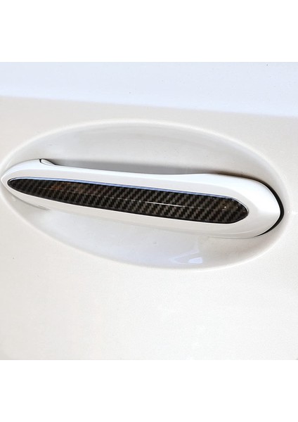Araba Stil Dış Kapı Tutucu Şeritler Bmw 5 Serisi G30 G38 2018-2021 Karbon Desen Siyah (Yurt Dışından) fırsatları