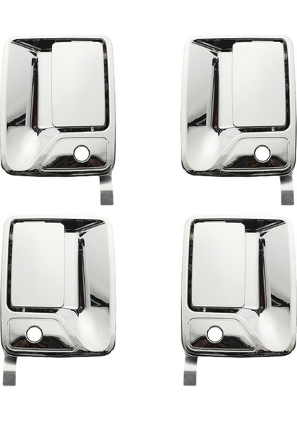 4pcs Araba Dış Kapı Kolu Dış Kapı Kolu Ford Süper Görev Mürettebat Kabini 1999-2016 7C3Z2522405AA 7C3Z2626600AA (Yurt Dışından)