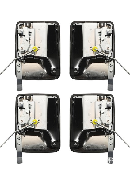 4pcs Araba Dış Kapı Kolu Dış Kapı Kolu Ford Süper Görev Mürettebat Kabini 1999-2016 7C3Z2522405AA 7C3Z2626600AA (Yurt Dışından) indirimleri