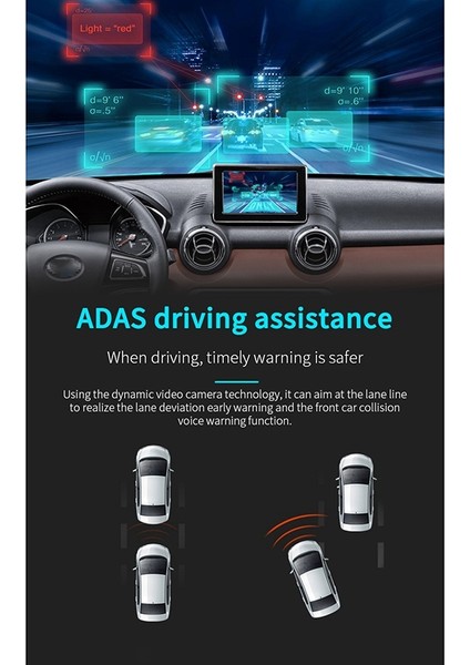 Yeni 1080P Sürüş Kaydedici USB USB Çinko Alaşımı Android Büyük Ekran Navigasyonu Adas Dvr 140 Derece Geniş Açılı Hareket Algılama Kayıt Cihazı Navigatör (Yurt Dışından) indirimleri