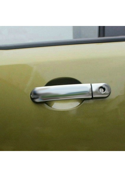 Nissan Versa Için Tiida Livina Latio 2004-2011 Krom Dış Dış Kapı Soyu Koruyucu Kapak Trim W/o Smarykey (Yurt Dışından) modelleri