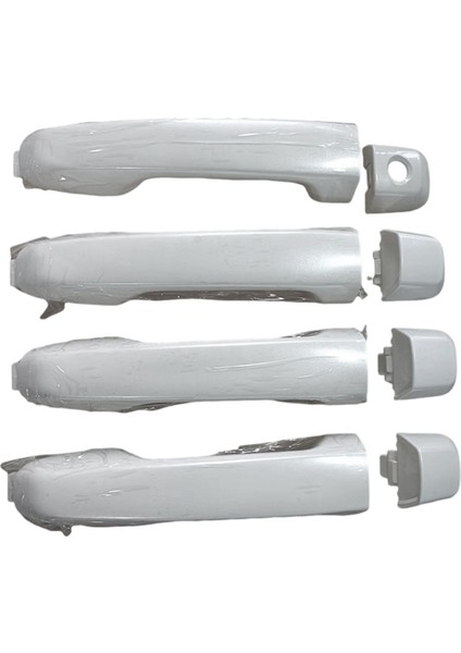 1set 4 Kapı Kolu 69211-60090 Toyota Için 4runner Lexus GX460 Land Cruiser 2010-2018 Dış Dış Kapı Tutucu Beyaz (Yurt Dışından)