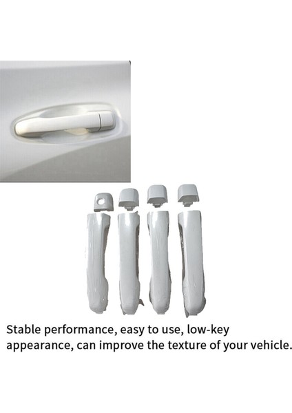 1set 4 Kapı Kolu 69211-60090 Toyota Için 4runner Lexus GX460 Land Cruiser 2010-2018 Dış Dış Kapı Tutucu Beyaz (Yurt Dışından) modelleri