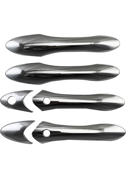 Honda Freed 2008-2016 Için Krom Dış Kapı Kolu Koruyucu Kapak Kaplaması (3 Delik) (Yurt Dışından)