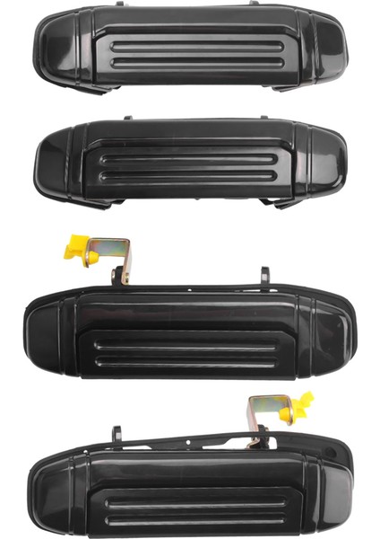 4pcs Araba Ön Arka Dış Kapı Kolu Mitsubishi Için Siyah Pajero Montero V31 V32 V33 V43 V46 V47 (Yurt Dışından) modelleri