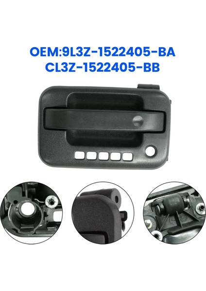 Ford F-150 2004-2014 9L3Z-1522405-BA CL3Z-1522405-BB Için Araba Ön Sürücü Yan Dış Kapı Kolu (Yurt Dışından) indirimleri