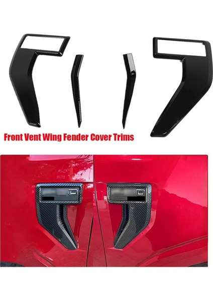 Araba Tarafı Çamurluk Kapağı Trimler Ford F150 F-150 2021 2022 2023 Siyah Için Dekoratif Çıkartmalar (Yurt Dışından) indirimleri