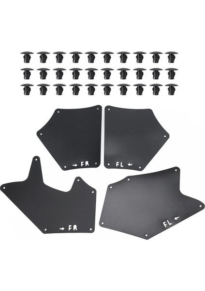 Araba Motor Sıçrama Muhafızları Toyota Tundra Sequoia Için Sıçrama Kalkan Mührleri 07-21 Araba Çamurluklar Ön Çamurluk Astar Çamur Flaps (Yurt Dışından) indirimleri