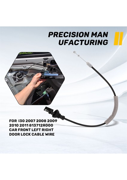 Hyundai Için I30 2007 2008 2009 2011 2011 813712R000 Araba Ön Sol Sağ Kapı Kilidi Kablo Teli (Yurt Dışından) indirimleri