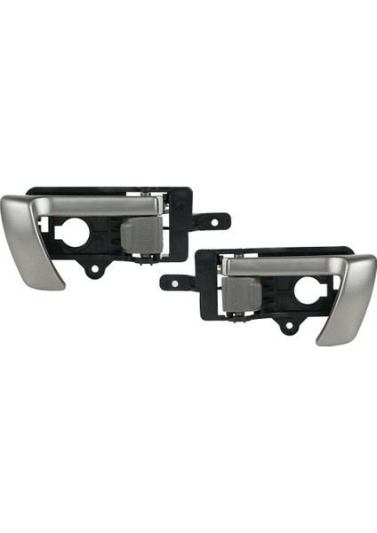 2007-2012 Için Sol +Sağ Taraf Iç Kapı Kolu, Gri Düğmeli Hyundai Santa Fe 82610-2B010 82620-2B010 (Yurt Dışından)