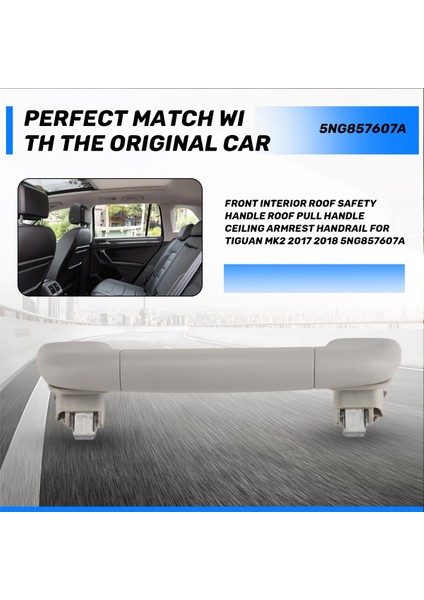 Ön Iç Çatı Güvenlik Kolu Çatı Çekme Sapı Tavan Kolu Koltuklu Küpeşte Vw Tiguan Mk2 2017 2018 5NG857607A (Yurt Dışından) indirimleri