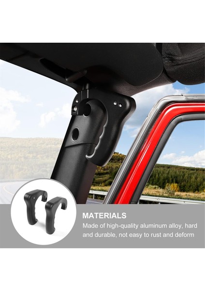 Jk Front Grab, Jeep Wrangler Için Ön Kapı Üst Kapı Çatı Kapma Çubuğu Sapı Jk 2007-2017 Aksesuarlar (Yurt Dışından) indirimleri