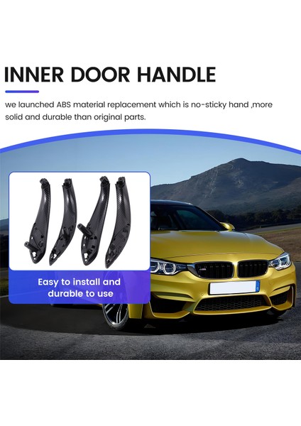 Iç Kapı Karbon Fiber Renk Çekme Kolu Bmw 3 4 Serisi F30 F31 F32 F33 F34 F35 F36 F80 F82 F83 2013-2018 (Yurt Dışından) fırsatları