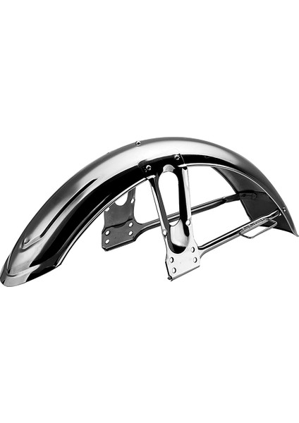 Motosiklet Cafe Racer Front Fender Mudguard Çamur Flep Motocross Splash Guard Honda CG125 Gümüş (Yurt Dışından)