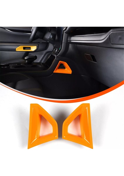 Ford Ranger 2023 2024 Otomobil Merkezi Konsol Kayma Yan Panle Kapak Trim Iç Aksesuarlar Turuncu (Yurt Dışından) fiyatları