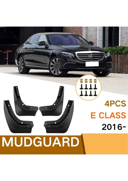 Mercedes-Benz E-Serisi 2016-2013 Ön Arka Çamur Fleps Için Araba Çamurlukları Gardiyanlar Sıçrama Çamurluk Araç Dış Parçaları (Yurt Dışından) fiyatları