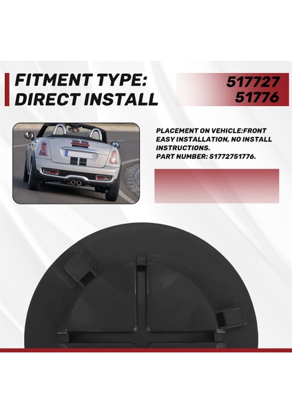 Araba Ön Tekerlek Sağ Çamurluk Astar Iç Sıçrama Koruma Kapağı Için Bmw Mini Cooper R56 F56 R55 F55 R57 R58 51772751776 (Yurt Dışından) indirimleri