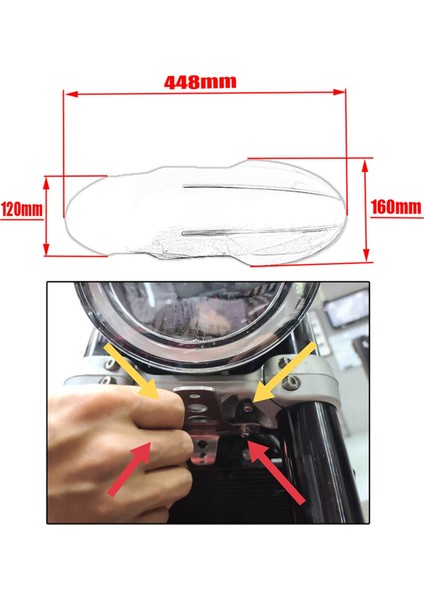 Husqvarna Svartpilen Için Motosiklet Ön Çamurluklar 401 Vitpilen 401 SVARTPILEN401 Svartpilen 250 2018-2023 (Yurt Dışından) indirimleri