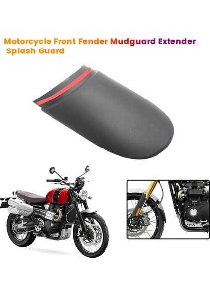 Triumph Scrambler Için Motosiklet Ön Çamurluk Çamur Guard Extender 1200XC 1200XE 2019-2023 Tekerlek Uzatma Sıçraması Guard (Yurt Dışından) fiyatları