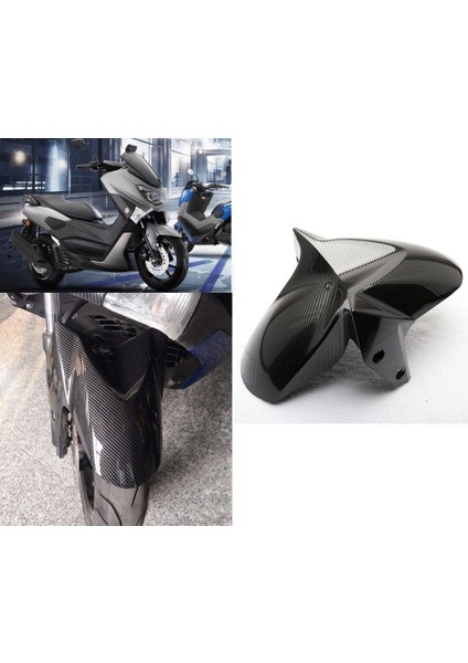 Yamaha NMAX155 Için 150 2016-2019 Motosiklet Ön Tekerlek Çamurluk Çamurluk Sıçrama Koruma Kalkanı Karbon Fiber Aksesuarları (Yurt Dışından) modelleri