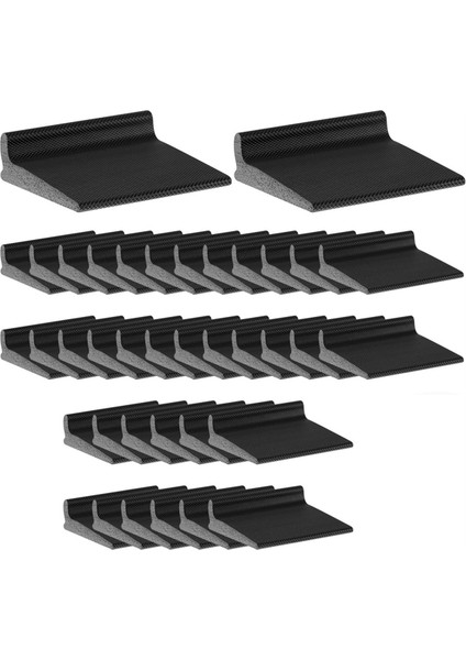 Kapı Köşe Contası Kendinden Yapışkanlı Çerçeve Kapı Köşe Contaları Siyah (Yurt Dışından)