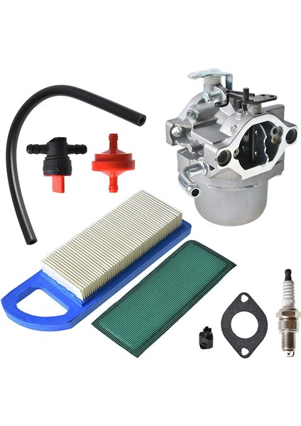215802 215807 796077 Briggs &amp; Stratton Için Karbüratör Değiştirme 590399 215872 217802 217807, Hava Yakıt Filtresi ile (Yurt Dışından)