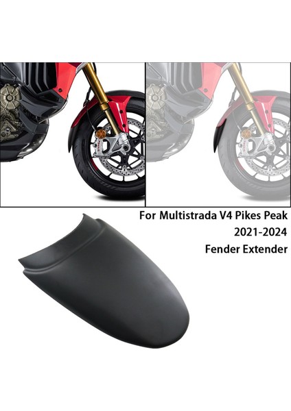 Motosiklet Aksesuarları Front Mudguard Fender Genişletici Uzatma Ducati Multistrada V4 Pikes Peak 2021-2023 2024 (Yurt Dışından) indirimleri