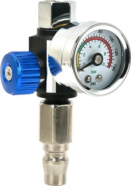 Basınç Göstergeli Hava Kompresörü Regülatör Vanası Mavi (Yurt Dışından) fiyatları