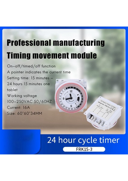 FRK17-3 Akıllı Mekanik Zaman Kontrol Anahtarı Otomatik Kapanma A (Yurt Dışından) fiyatları