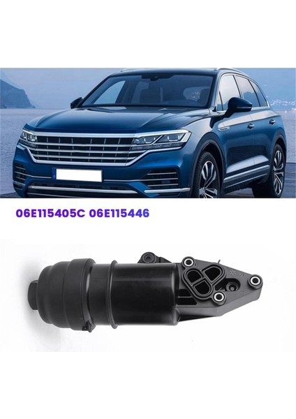 Motor Yağı Filtre Mahkeme Adaptörü 06E115405C Vw Touareg Audi A4 A5 A6 A8 Q5 10-18 Yağ Radyatör Filtre Taban 06E115446 (Yurt Dışından) indirimleri