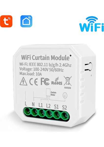 Tuya Wıfı Akıllı Perde Modülü Anahtarı App Uzaktan Kumanda 100-240VAC (Yurt Dışından) fiyatları