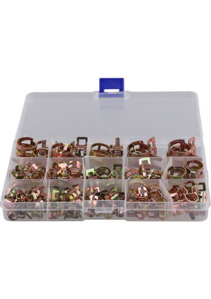 115 Adet Yaylı Hortum Kelepçesi 6-22MM Çinko Kaplamalı Yaylı Klips Yakıt (Yurt Dışından) fiyatları