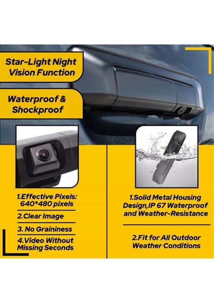 69090- 04020 Toyota Tacoma 2005-2014 06 07 08 09 2010 11 12 Için Bagaj Kapağı ile Yeni Arka Görünüm Kamera Yedek Kamera (Yurt Dışından) fırsatları