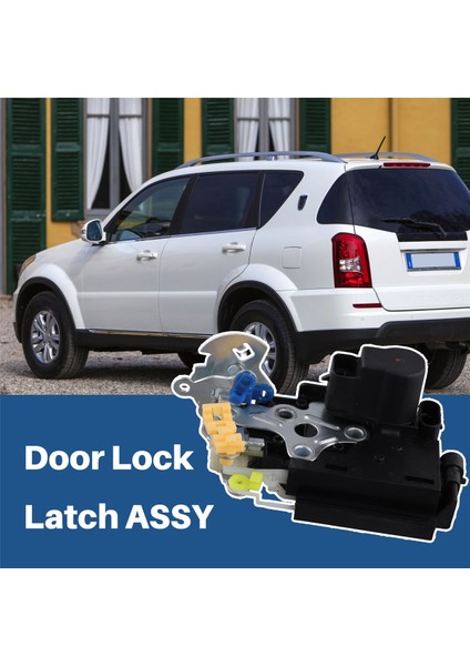 Ssangyong Rexton Için Araba Kapısı Kilidi Aktüatörü 1 2 W 2001-2019 Kapı Yürütme Kilidi Ön Sol 7121008032 (Yurt Dışından) fırsatları