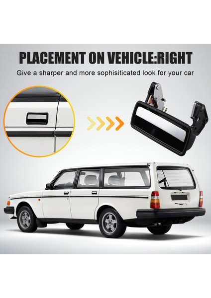 Volvo Için 142 164 240 245 260 262 Ön Arka Dış Kapı Kolu 1202431,83430431 Sağ (Yurt Dışından) fırsatları