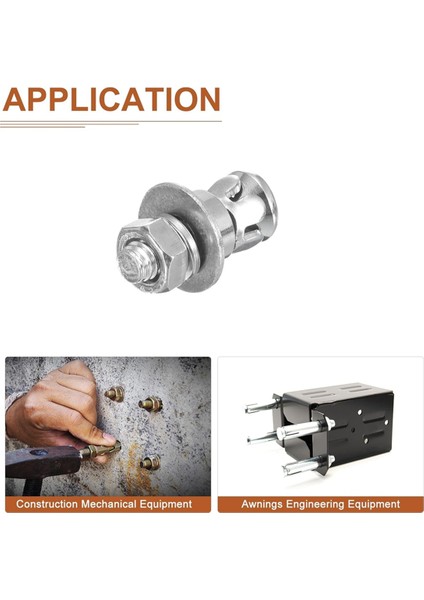 14 Inç x 58 Inç Altıgen Somun Kovan Ankrajları - 30 Paket (Yurt Dışından) fiyatları