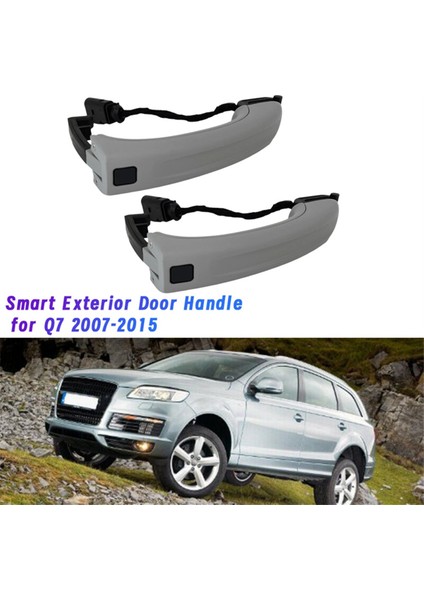 2pcs 4L0837205B Audi Q7 Için Smart Dış Kapı Kolu 2007-2015 4L0837207A 4l0 837 205B Dış Kapı Tutucu W/anahtar (Yurt Dışından) fiyatları