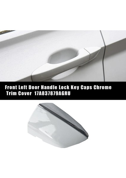 Sol Sol Kapı Koyu Kilit Anahtar Kapağı Chrome 17A837879AGRU Vw Jetta Mk7 2018-2024 Dış Top Top Kapak Beyaz (Yurt Dışından) fırsatları