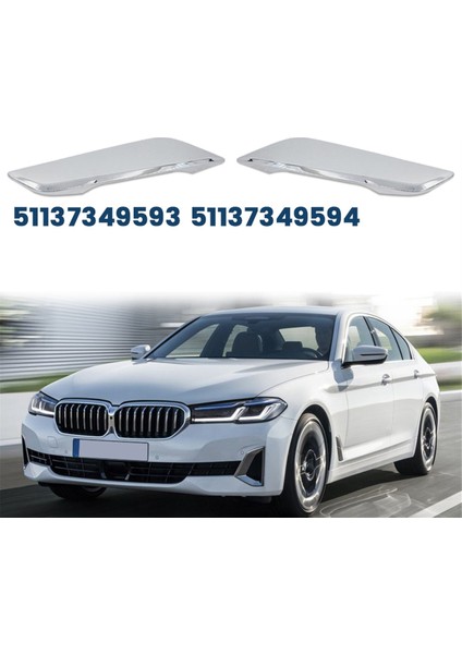 Sol+Sağ Yan Havalandırma Çamurluk Hava Çıkışı Krom Şerit Trim Bmw 5 Serisi G30 G31 G38 2018-2022 51137349593 51137349594 (Yurt Dışından) modelleri
