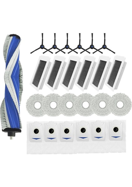 Ecovacs Için 25 Pcs X5 Pro / X5 Omni Süpürme Robot Aksesuarları Temizleyici Parçalar Değiştirme Ana Yan Fırça Mop Filtre Seti (Yurt Dışından) fırsatları