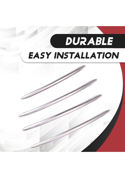 4pcs Krom Paslanmaz Çelik Dış Kapı Kolu Kalıplama Kapağı Kapak Dış Kapılar Bmw 5 Serisi F10 F18 (Yurt Dışından) indirimleri