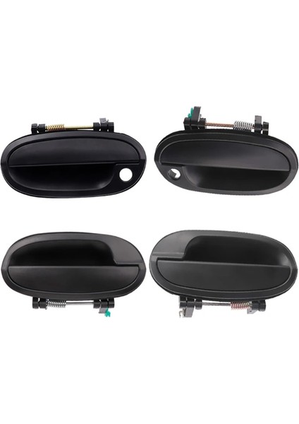 4pcs Ön Dış Dış Dış Kapı Kolu Daowoo Matiz &amp; Chevrolet Spark Için Set 2006 2007 2008 2009 (Yurt Dışından)