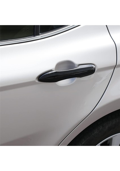 Toyota Camry Için 2018-2023 Corolla 2020-2023 Araba Kapı Tığlığı Kapak Trim Aksesuarları (Akıllı Anahtar Delikleri Yok, Parlak Siyah) (Yurt Dışından) modelleri