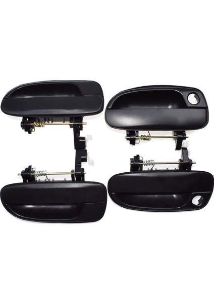 4pcs (Ön Solda Sol Ön) Dış Dış Kapı Kolu Hyundai Aksanı Için Siyah Siyah 2000-2005 Yeni (Yurt Dışından) fiyatları