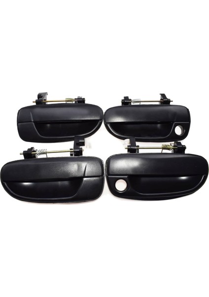 4pcs (Ön Solda Sol Ön) Dış Dış Kapı Kolu Hyundai Aksanı Için Siyah Siyah 2000-2005 Yeni (Yurt Dışından) modelleri