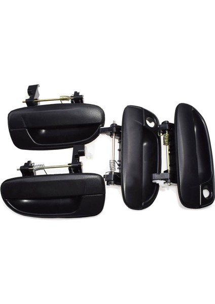 4pcs (Ön Solda Sol Ön) Dış Dış Kapı Kolu Hyundai Aksanı Için Siyah Siyah 2000-2005 Yeni (Yurt Dışından) fırsatları