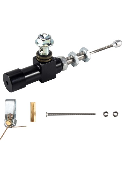 Motosiklet Hidrolik Debriyaj Master Silindir Çubuk Fren Pompası M10X1.25MM Alüminyum Siyah (Yurt Dışından) fiyatları