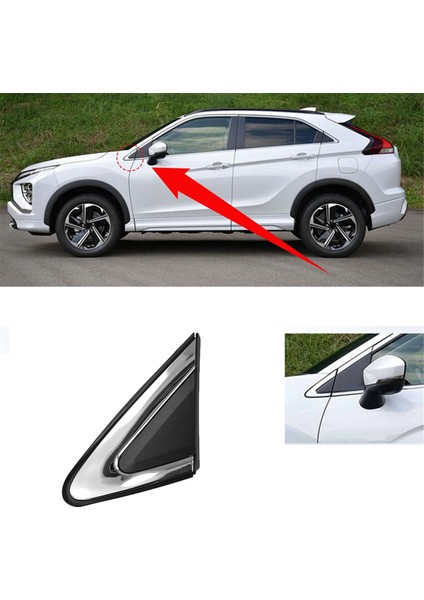 Mitsubishi Eclipse Cross 2018-2021 Yan Ayna Üçgen Çamurluk Köşe Kapak Üçgen Penceresi Garnitör Paneli 7407A521 L Için (Yurt Dışından) indirimleri
