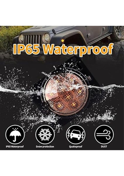 Yan Ön Çamurluk Işığı Halojen Marker Pozisyonu Jeep Wrangler Için Sinyal Işığı Jk 07-17 55077894AD 55077895AD (Yurt Dışından) fiyatları