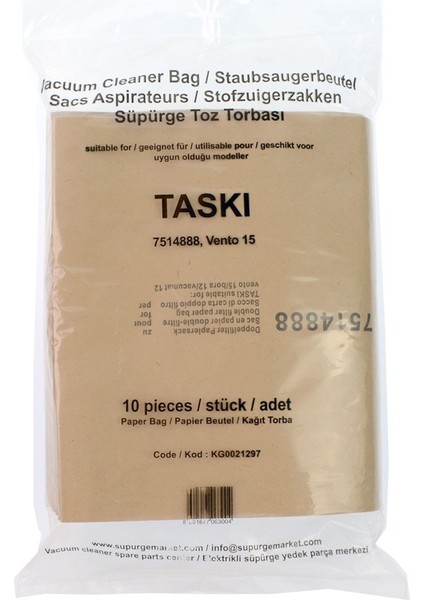 Taski Vento 15 Kağıt Toz Torbası fırsatları